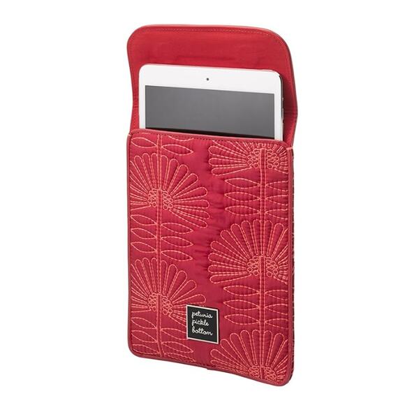 PETUNIA PICKLE BOTTOM Stowaway Sleeve Mini Tablet Case Notting Hill Stop Rose - Picture 1 of 5